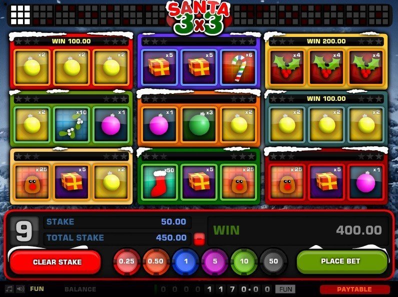 Santa 3x3 Slot Review