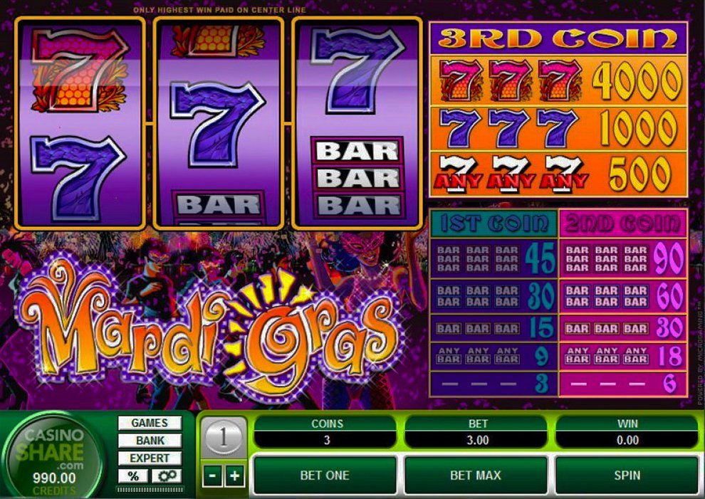 Mardi Gras Slot Review