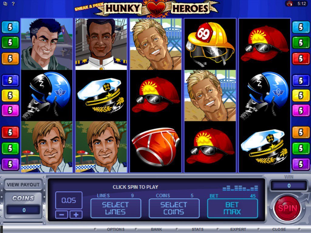 Sneak A Peek Hunky Heroes Slot Review